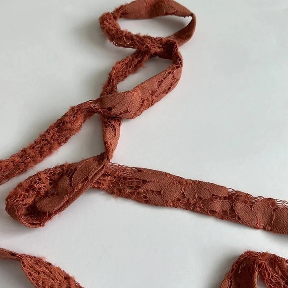 Floral Flower Lace Dress Sz SM - Picture 8 of 9